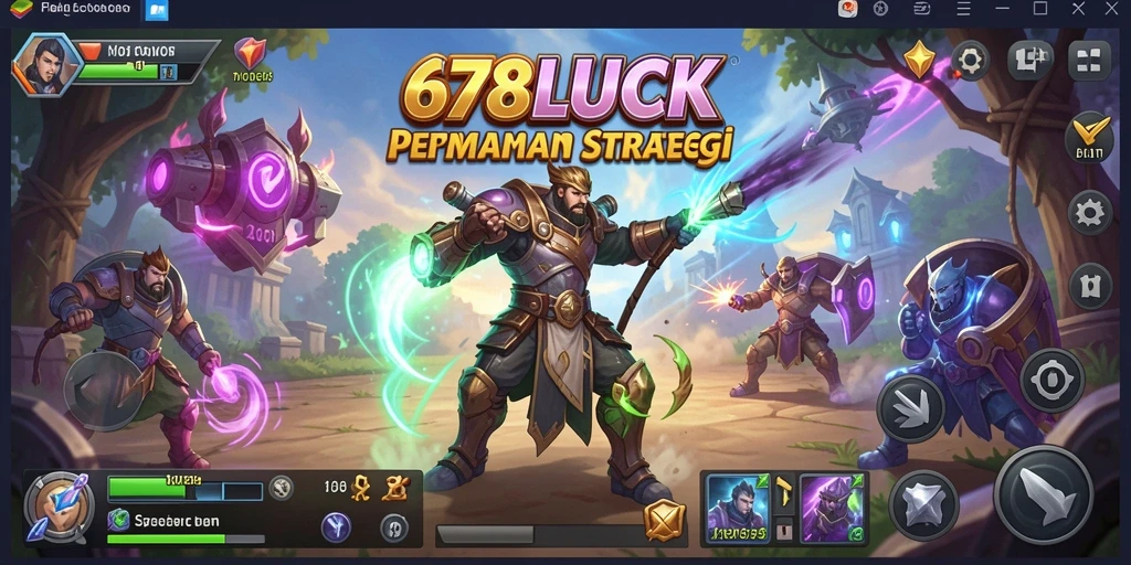 Tampilan aksi seru dalam gameplay 678LUCK yang menegangkan.