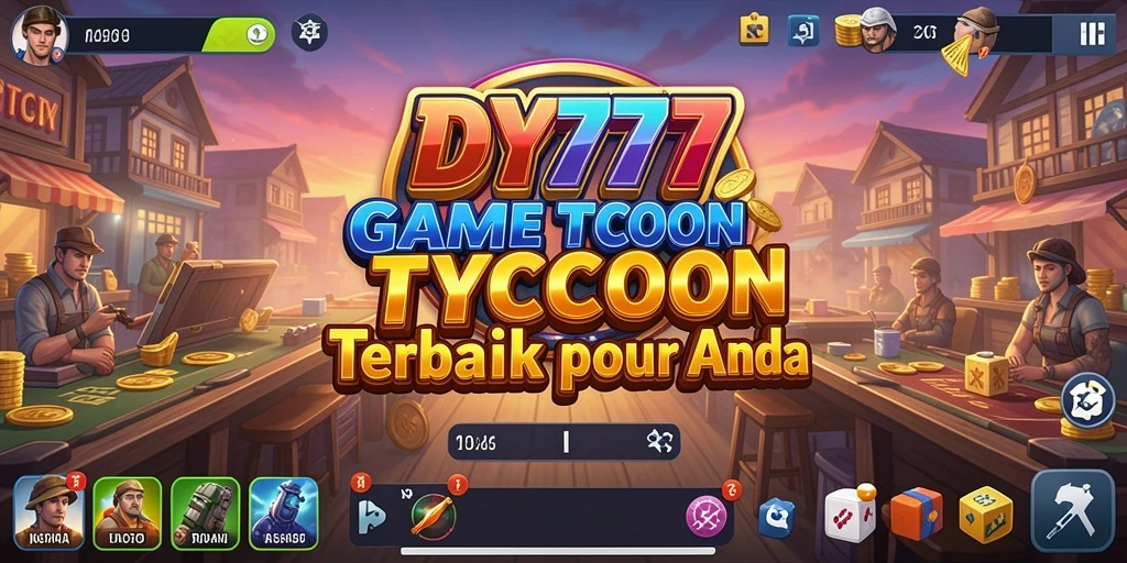 Tampilan utama gameplay DY777 yang menajdi permainan Tycoon.
