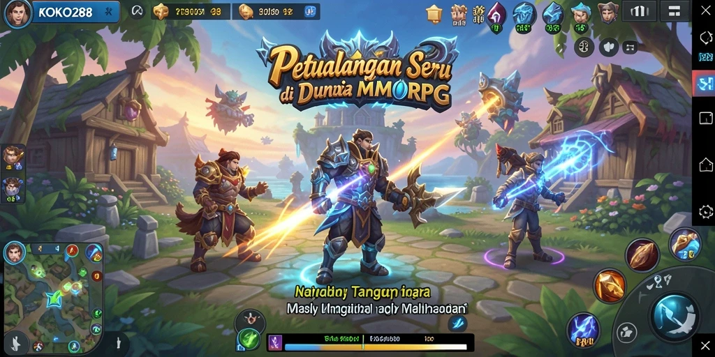Tampilan gameplay KOKO288 yang memikat dalam dunia MMORPG.